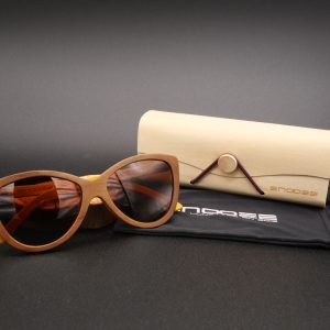 lunettes en bois Flower