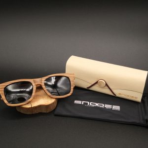 lunettes en bois Basic Zebra