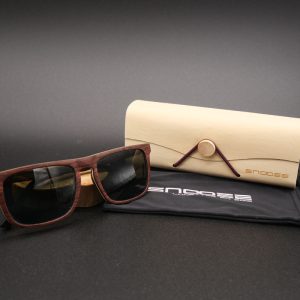 lunettes en bois boss olive