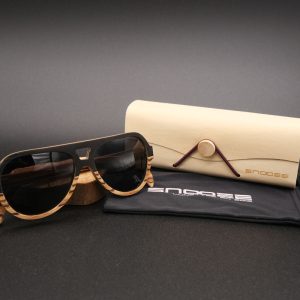 lunettes en bois GB Black